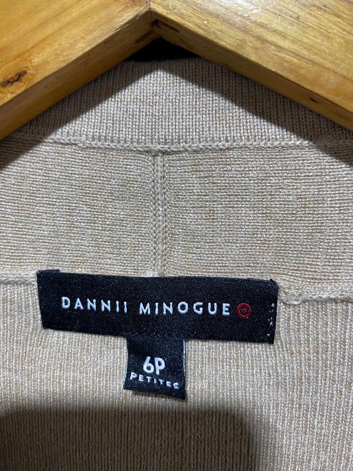 DANNII MINOGUE |S| BUST 13| DRAPED WATERFALL FRONT, TIE-BELT CLOSURE, LONG SLEEVES