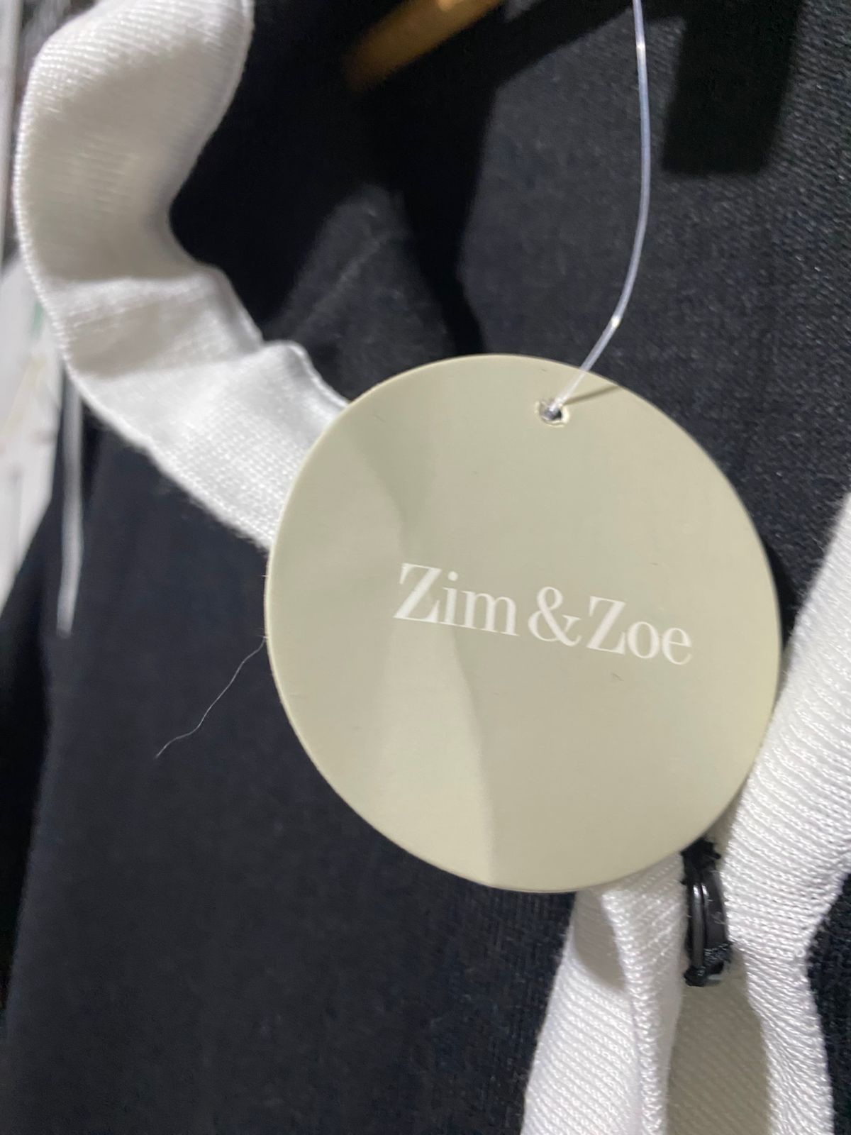 ZIM & ZOE |L/XL| BUST 26| BLACK HOODED DUSTER CARDIGAN