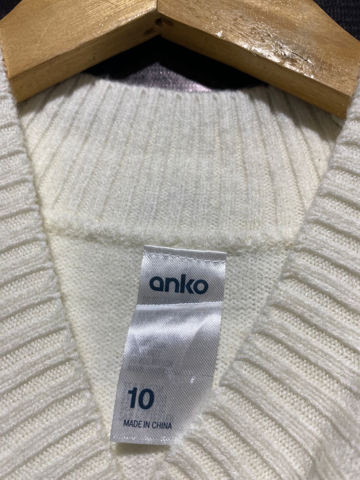 ANKO |M| BUST 18| BEIGE RIBBED KNIT MIDI DRESS