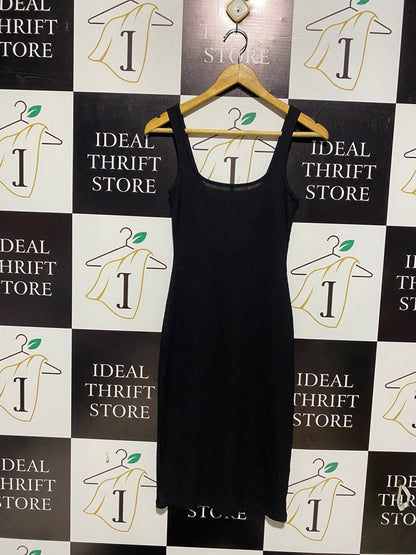 H&M |M| BUST 13| BEIGE MOCK NECK SLEEVELESS KNIT DRESS