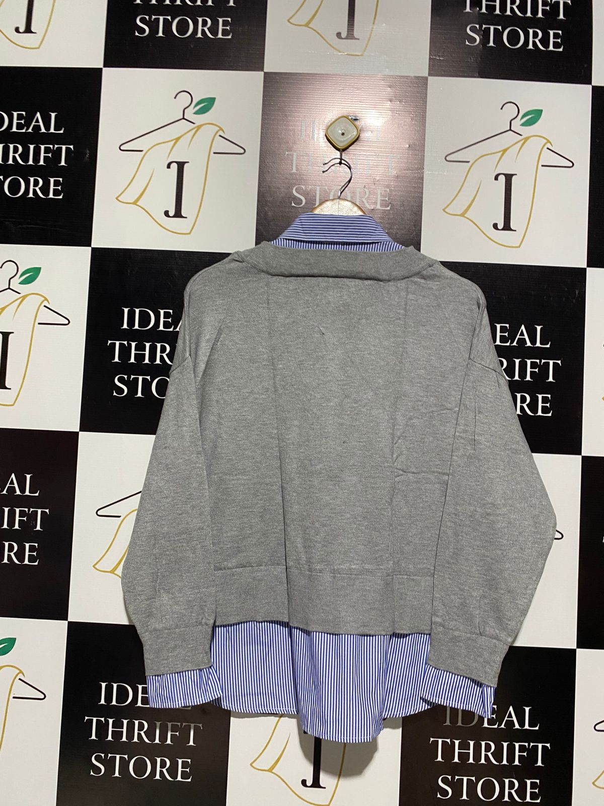 ANKO |M| BUST 22|  Woven Combination Pullover