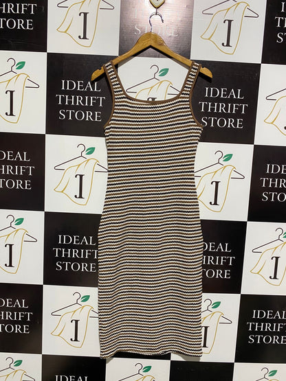 SHEIN |M| BUST 15| FOREVER NEW MULTI-STRIPE KNIT BODYCON MINI DRESS
