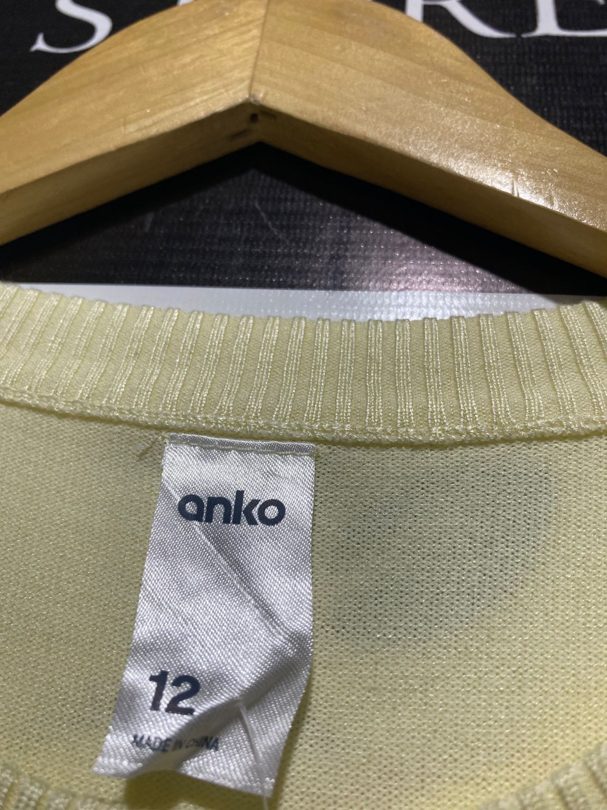 ANKO |M| BUST 16| PALE YELLOW BUTTON-FRONT ROUND NECK FITTED CARDIGAN