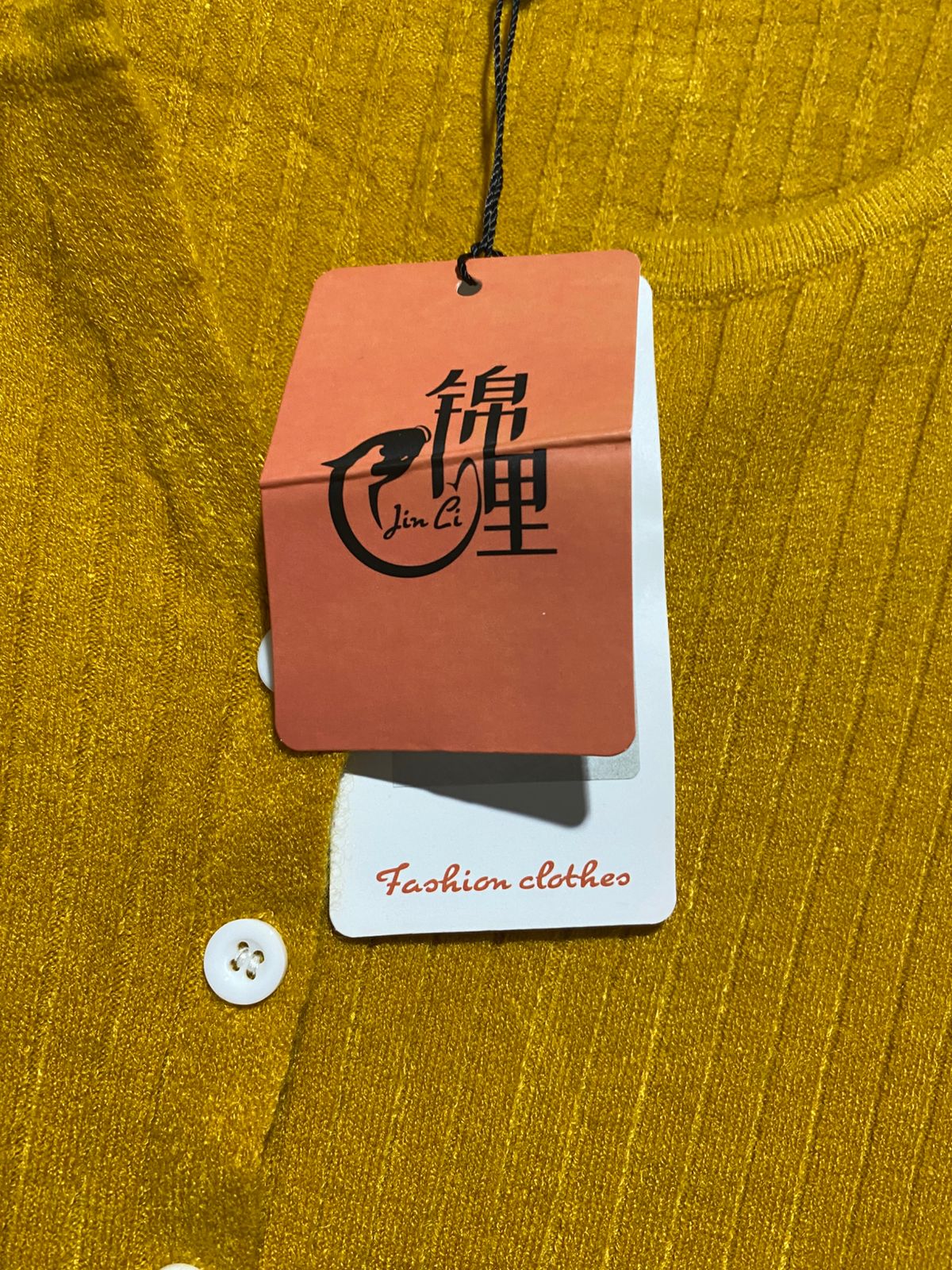 PAN PAN |M| BUST 17| MUSTARD YELLOW RIBBED CARDIGAN