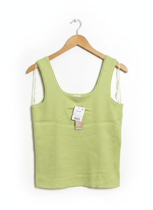ANKO |L| BUST 16| LIME GREEN SCOOP-NECK TANK
