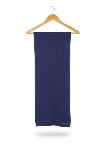 ANZ | Large  Solid-Color Stole or Shawl With Light Fringing at The Edges