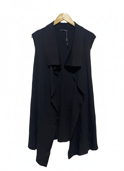 TOKITO |L| BUST 19| SLEEVELESS DRAPE-FRONT VEST