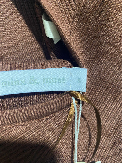 MINX & MOSS |S| BUST 12| MODERN SCULPTED CROP PULLOVER DRESS