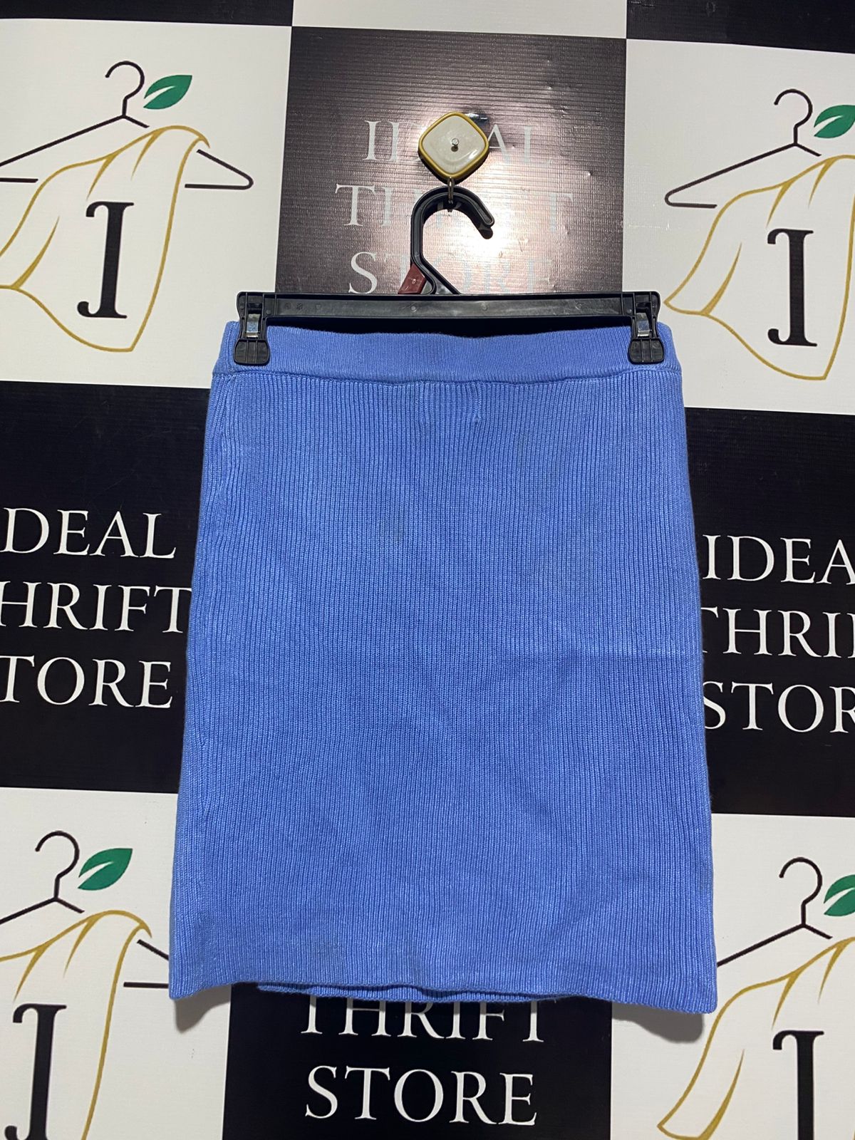 SNDYS |M| WAIST 26| C6| RIBBED MINI SKIRT WITH SIDE SLIT