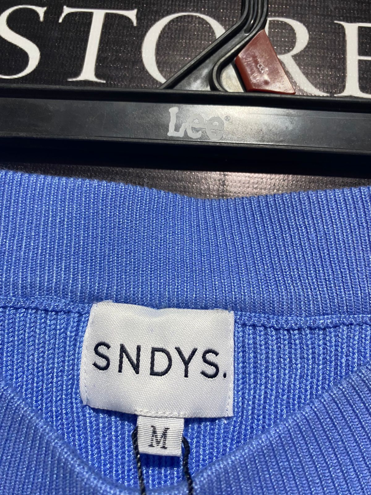 SNDYS |M| WAIST 26| C6| RIBBED MINI SKIRT WITH SIDE SLIT
