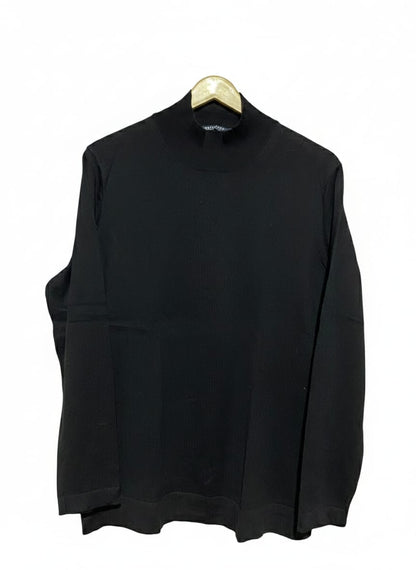 SPORTS CRAFT |XL| BUST 21| BLACK MOCK NECK KNIT TOP