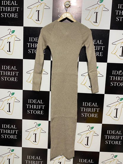 MVE BRAND |M| BUST 12| VALENTINA TWIST-FRONT CUT-OUT MIDI DRESS