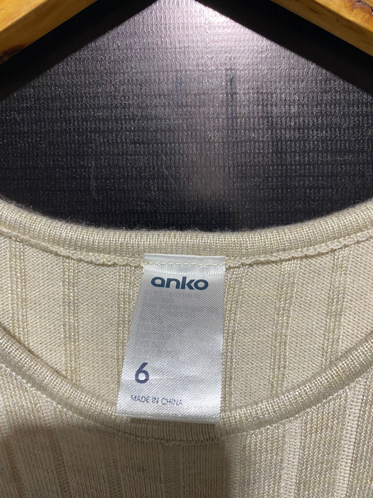ANKO |S| BUST 12| SOPHIA CONTRAST HEM RIBBED MIDI DRESS