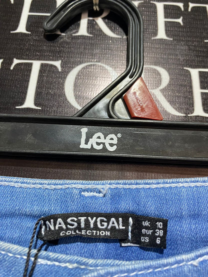 NASTY GAL |M| WAIST 26| VINTAGE-INSPIRED STAR PRINT FLARE JEANS