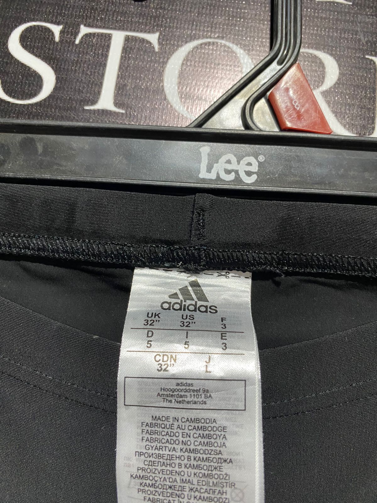 ADIDAS |M| WAIST 26| PERFORMANCE CORE BLACK STRIPED SWIM BOXERS