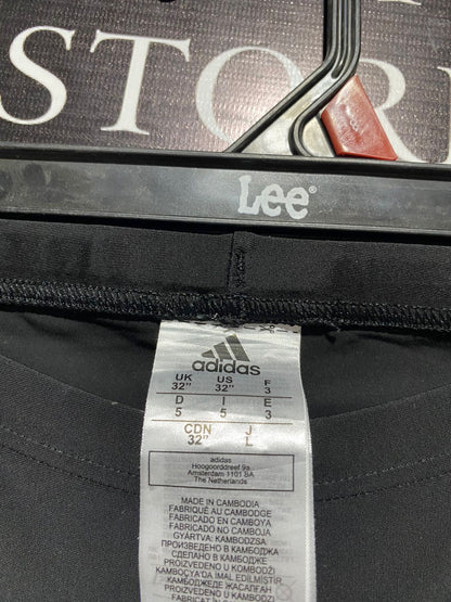 ADIDAS |M| WAIST 26| PERFORMANCE CORE BLACK STRIPED SWIM BOXERS