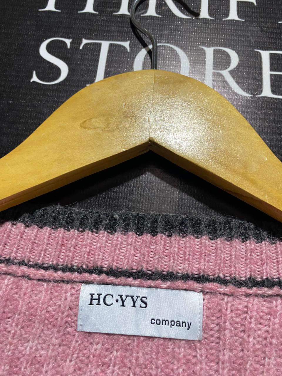 HCYYS |L| BUST 20| DUSTY PINK CONTRAST TRIM CARDIGAN