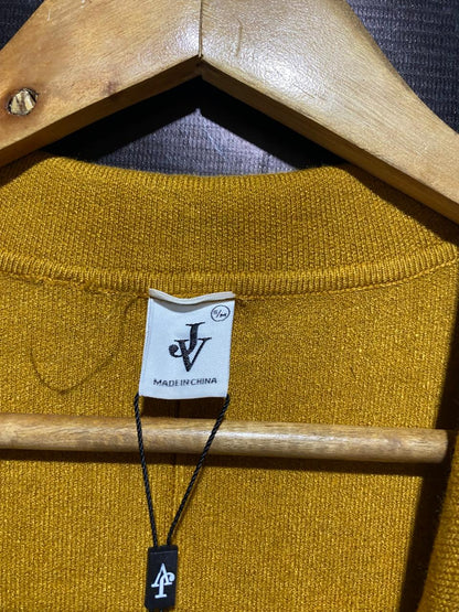 JV |S/M| BUST 18| MUSTARD SLEEVELESS LONG-LINE VEST