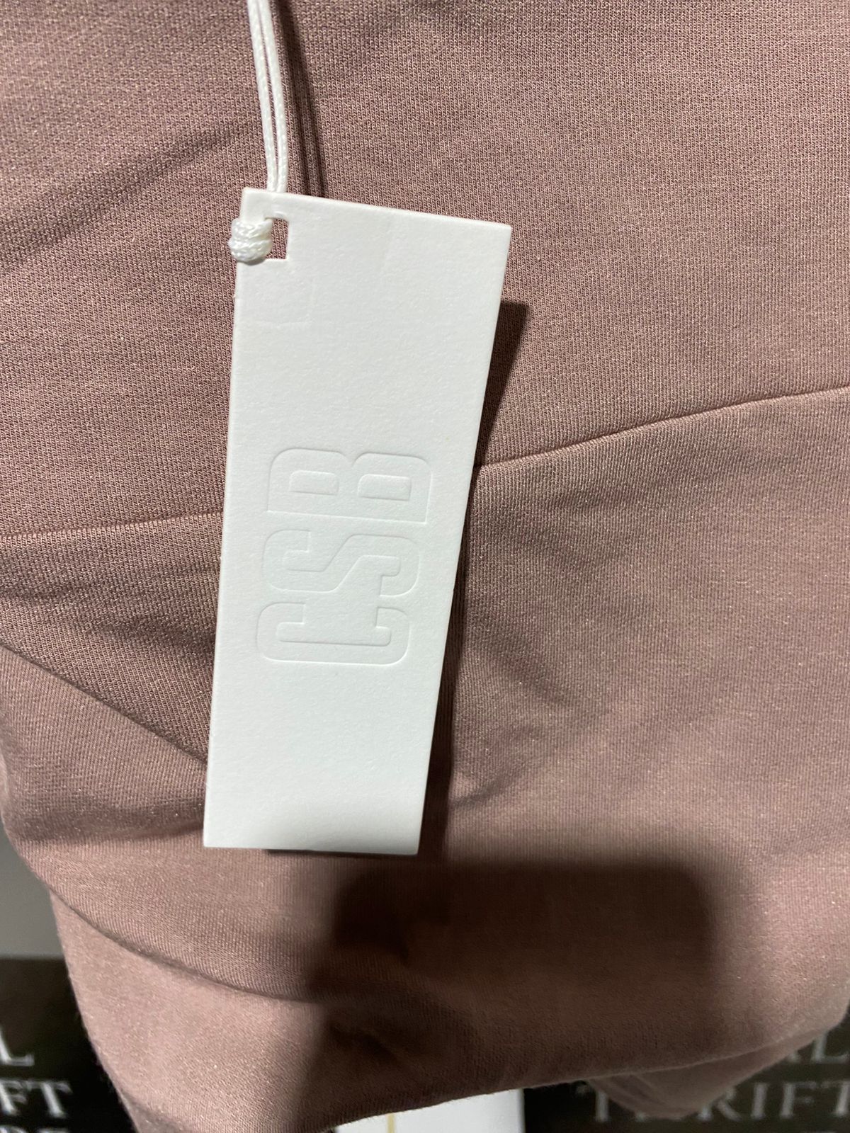 CSB |M| WAIST 26| WOMEN'S HIGH-WAISTED SEAMLESS BIKE SHORTS - MOCCHINO / DUSTY ROSE