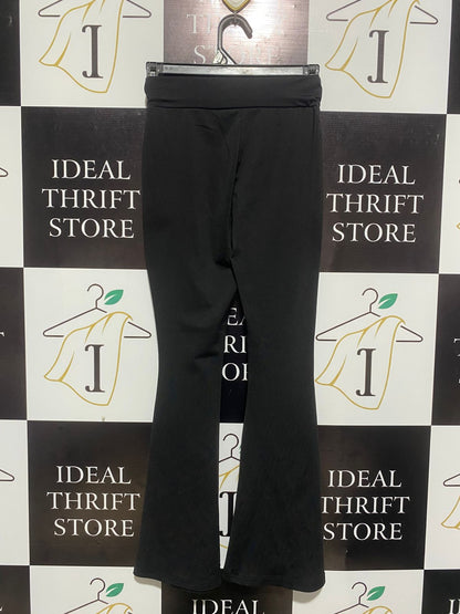 SHEIN |XS| WAIST 22| WOMEN'S HIGH-WAISTED FLARE YOGA PANTS - NOIR BLACK