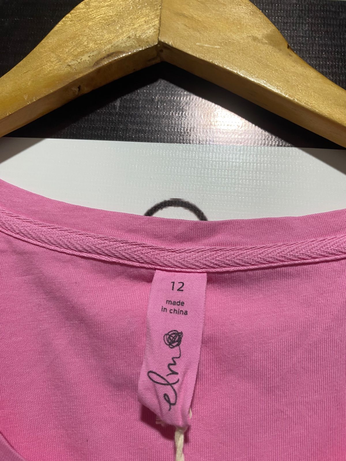 ELM PINK HOPE |M/L| BUST 20| C1| Love Moschino fitted short-sleeved t-shirt