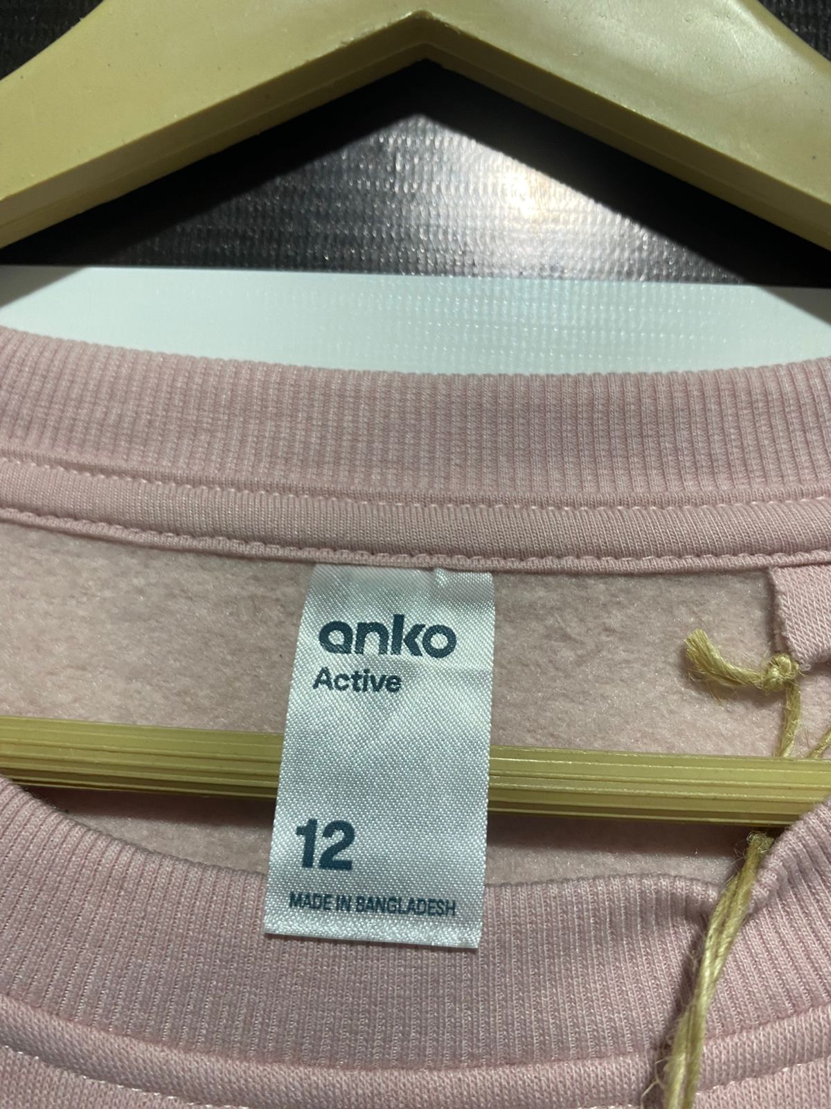 ANKO |L| BUST 21| DUSKY PINK CREW NECK SWEATSHIRT