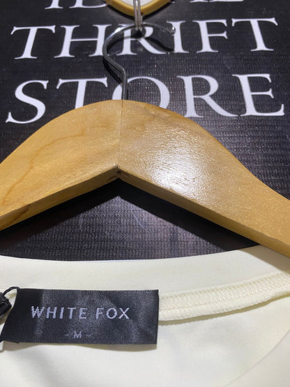 WHITE FOX |M| BUST 15| OFF-WHITE "WHITE FOX" GRAPHIC TEE