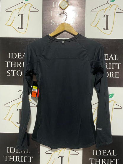 NIKE |S| BUST 16| PRO DRI-FIT WOMEN'S LONG SLEEVE TRAINING TOP - BLACK