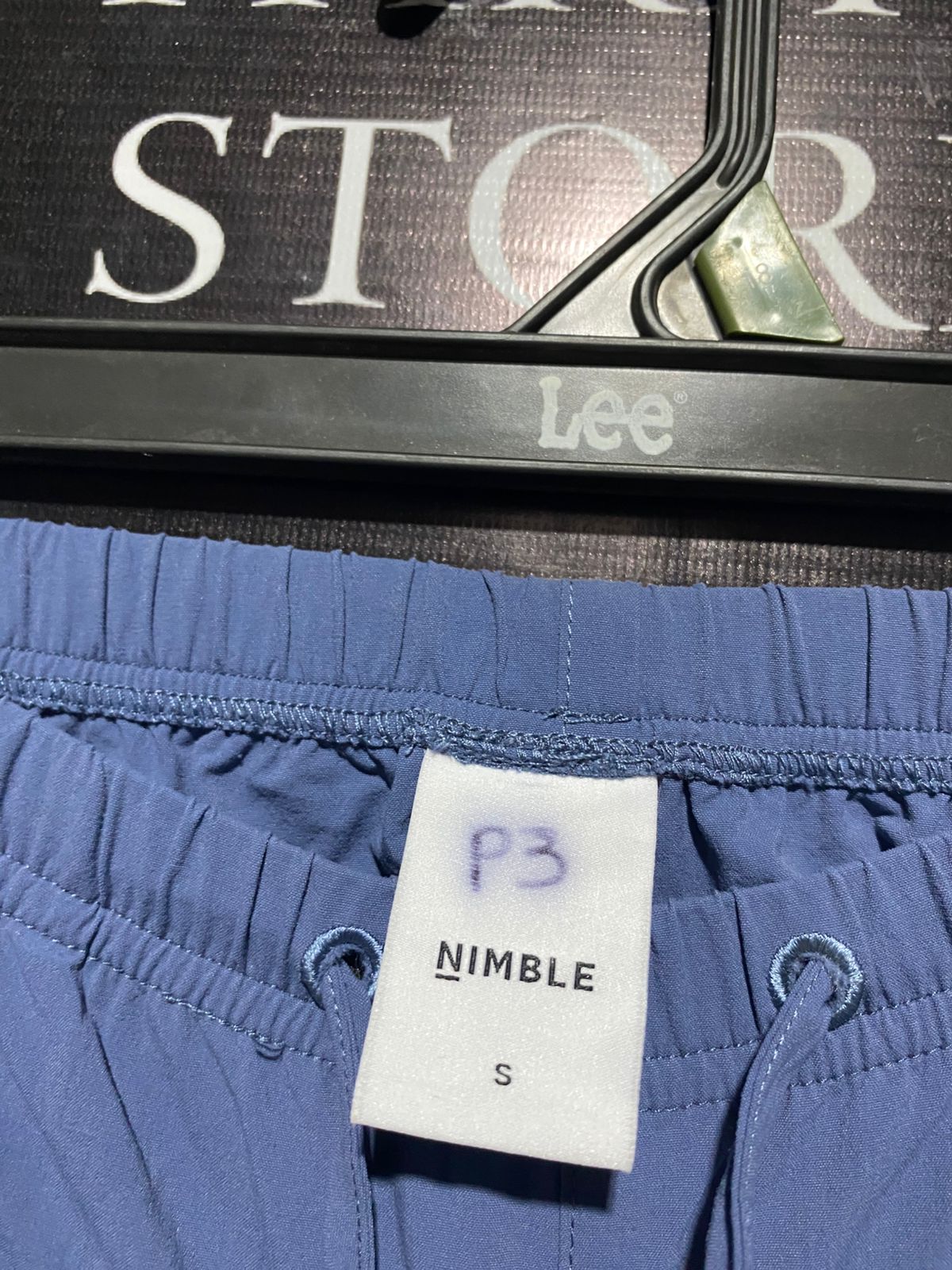 NIMBLE |S| WAIST 30|B12| WOMEN'S RELAXED-FIT LOUNGE PANTS IN PERIWINKLE BLUE