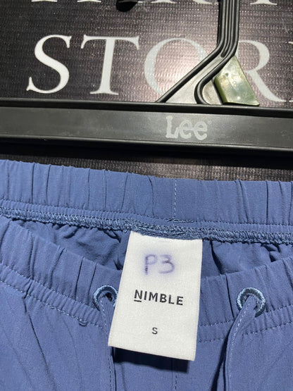 NIMBLE |S| WAIST 30|B12| WOMEN'S RELAXED-FIT LOUNGE PANTS IN PERIWINKLE BLUE