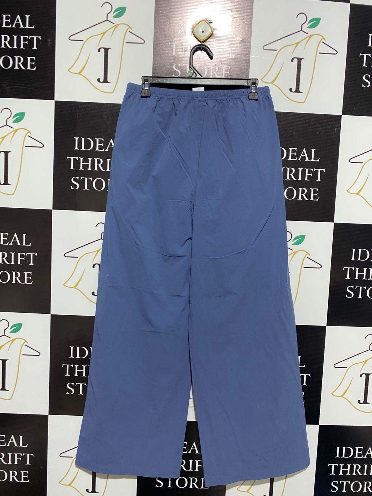 NIMBLE |S| WAIST 30|B12| WOMEN'S RELAXED-FIT LOUNGE PANTS IN PERIWINKLE BLUE