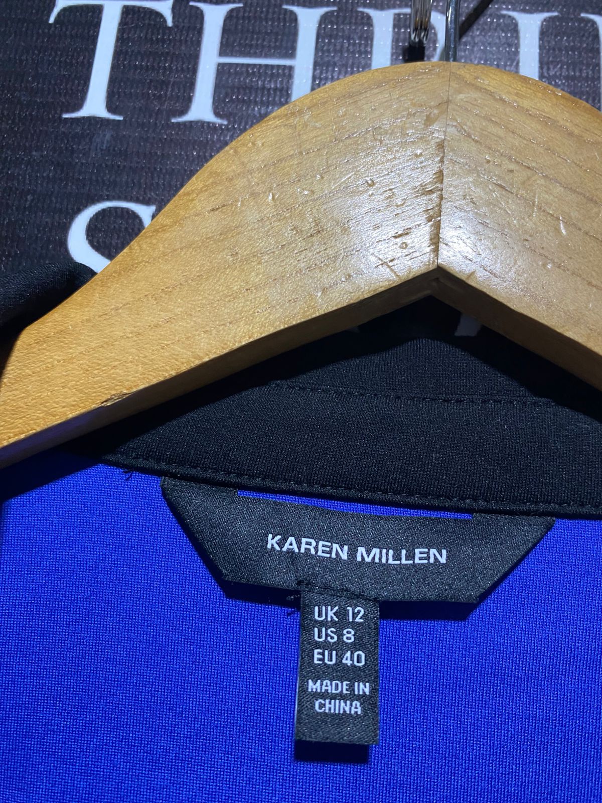 KAREN MILLEN |M| WOMEN'S CO-ORD PENCIL SKIRT SET IN ROYAL BLUE