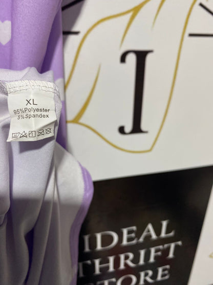 WOMEN'S GRAPHIC SLEEP TEE IN LAVENDER |XL| BUST 22|