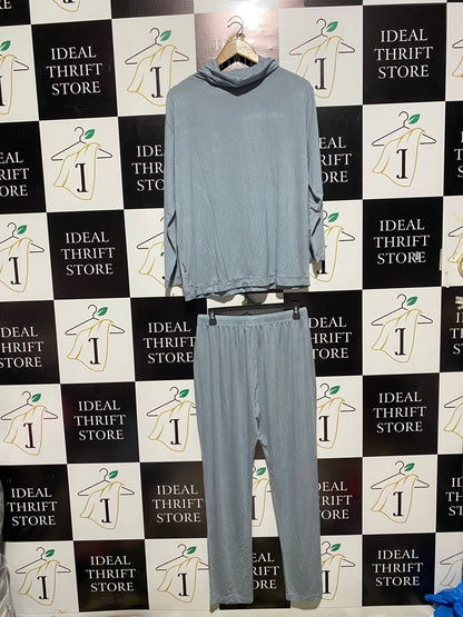 EMIRATES |S/M| WOMEN'S COZY LOUNGE SET IN SOFT GREY