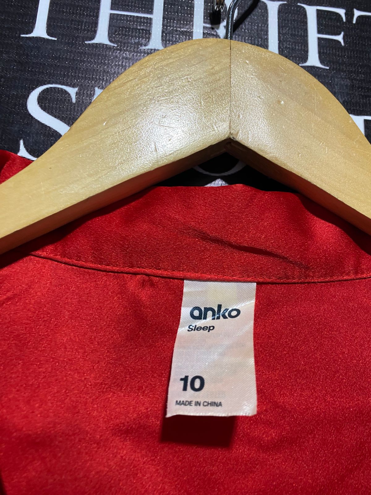 ANKO |M| WOMEN'S SATIN PYJAMA SHORT SET IN CRIMSON RED