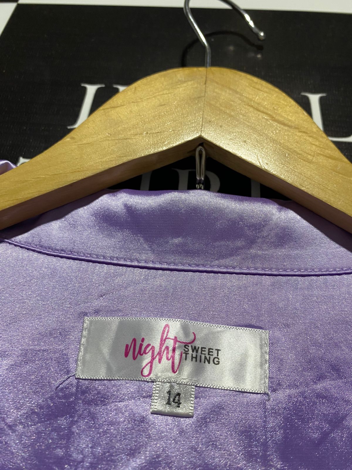 SWEET THING |XL| WOMEN'S SATIN PYJAMA SHORT SET IN LAVENDER