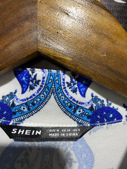 SHEIN |M| BUST 20| WOMEN'S ORNATE DAMASK PRINT MAXI DRESS
