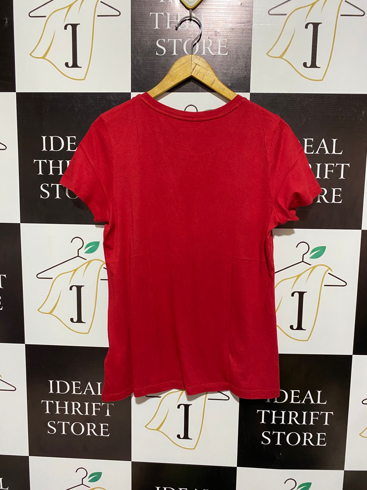 TOMMY HILFIGER |M| BUST 19| CLASSIC RED TOMMY HILFIGER LOGO GRAPHIC T-SHIRT