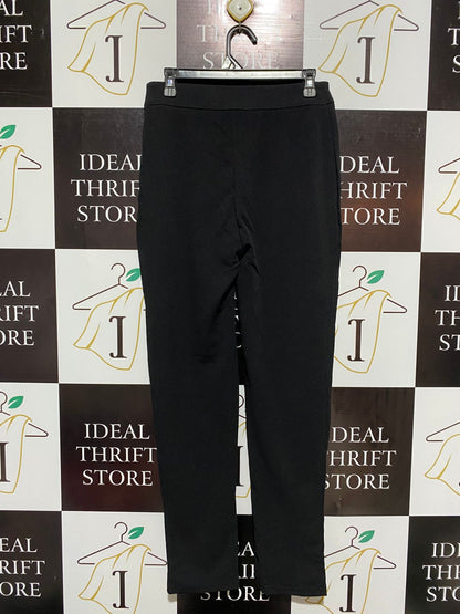 SHEIN |XL| WAIST 28| BLACK SLIT-HEM TAILORED TROUSERS