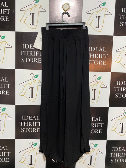 INDIKAH |M| WAIST 28| ELEGANT JET BLACK WRAP PANTS