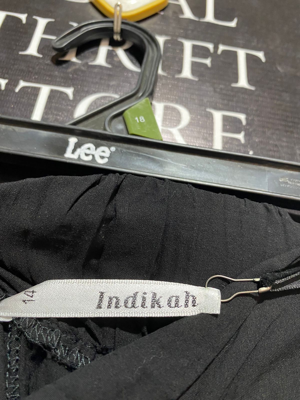 INDIKAH |M| WAIST 28| ELEGANT JET BLACK WRAP PANTS