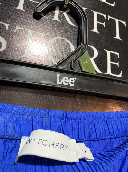 WITCHERY |L| WAIST 32| VIBRANT COBALT BLUE LOUNGE PANTS