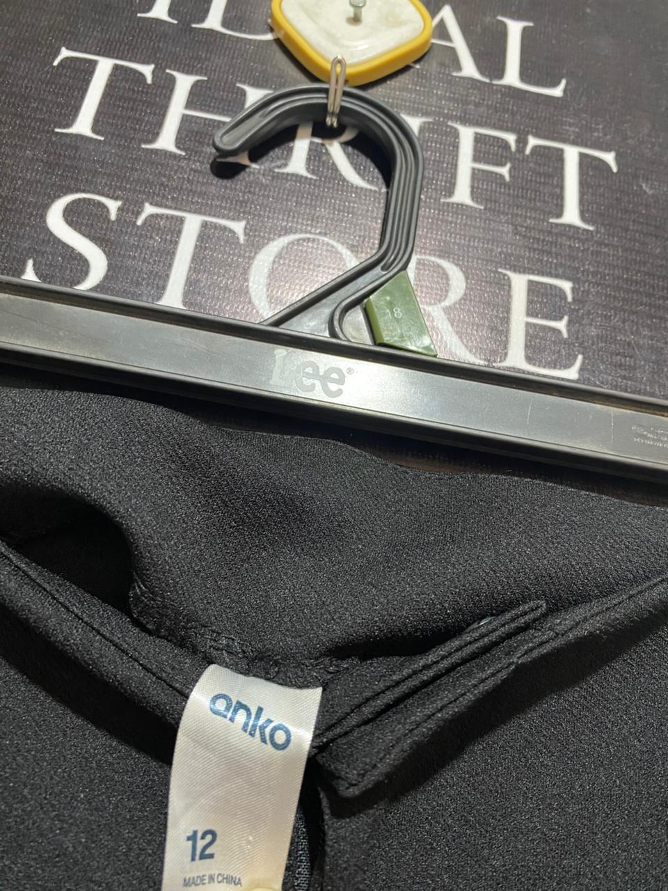 ANKO |L| WAIST 30| TAILORED WIDE-LEG PLEATED TROUSERS