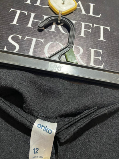 ANKO |L| WAIST 30| TAILORED WIDE-LEG PLEATED TROUSERS