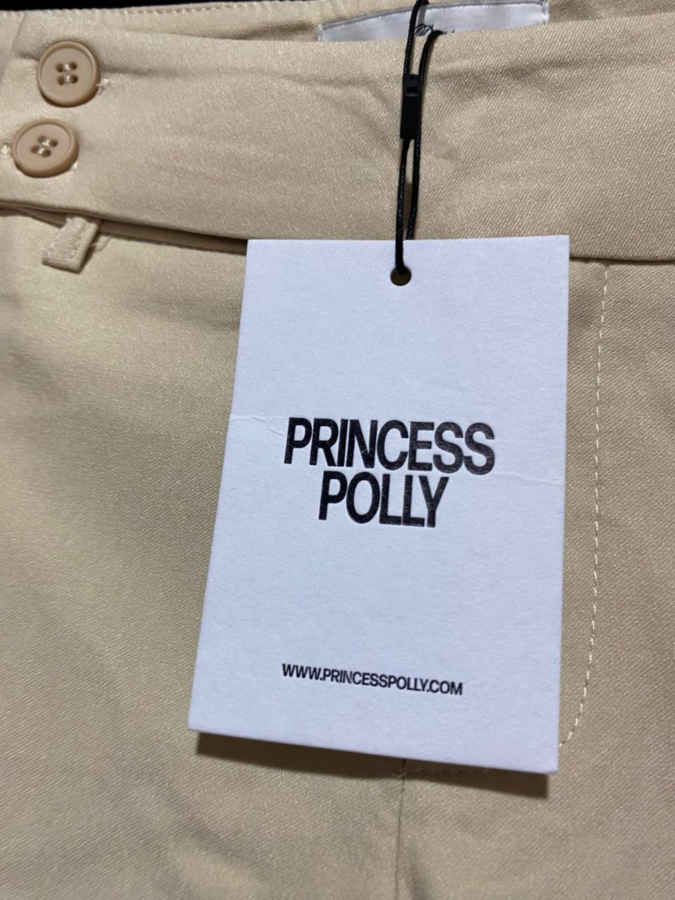 PRINCESS POLLY |M| WAIST 28| PRINCESS POLLY BEIGE FLARE TROUSERS