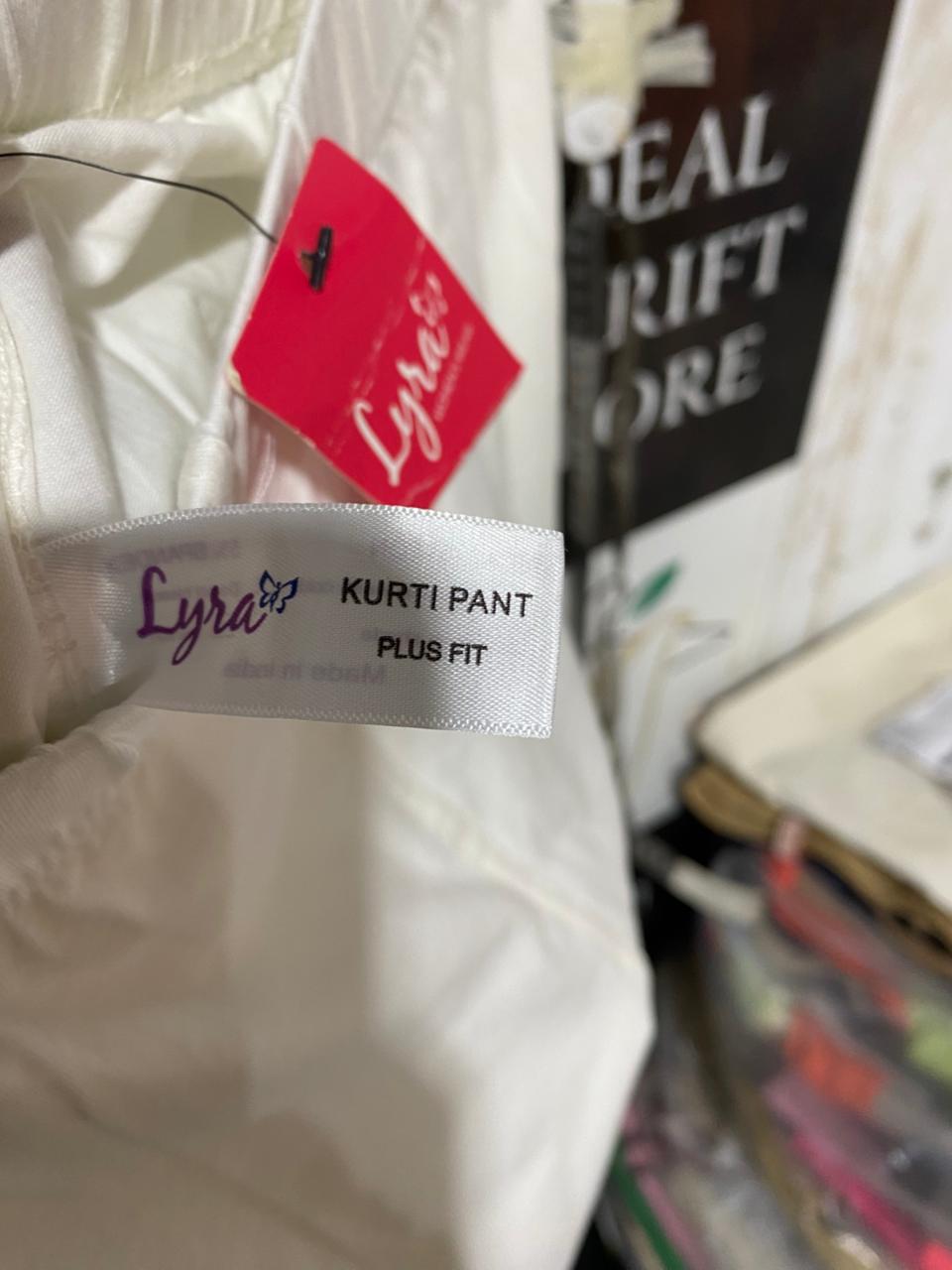 LYRA |M| WAIST 28| C7| WHITE ELASTIC WAIST SLIM LEGGINGS TROUSERS
