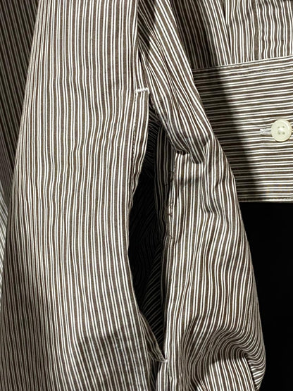 UNIQLO |XL| BUST 23| VERTICAL STRIPED COLLARED SHIRT DRESS