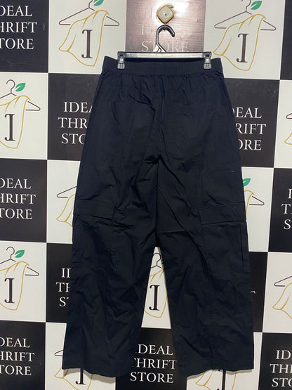 ANKO |L| WAIST 30| BLACK WIDE-LEG CARGO PANTS