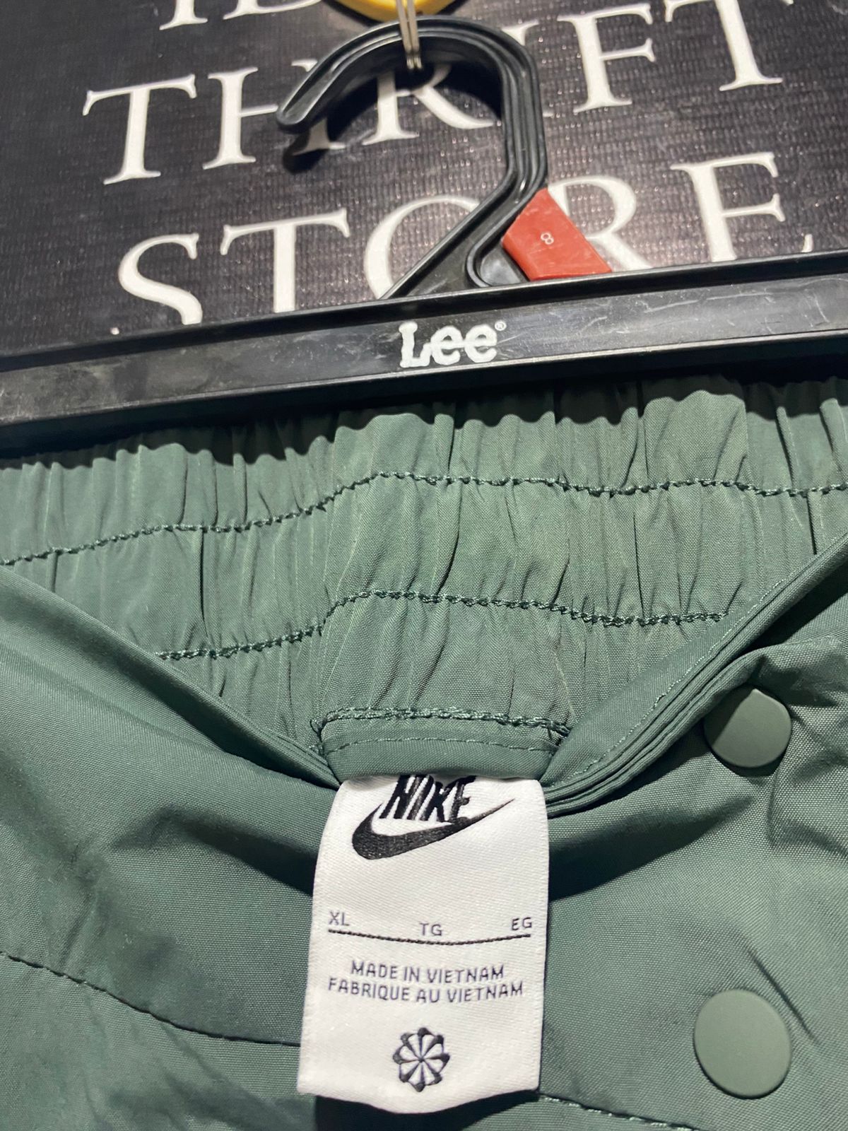 NIKE |XL| WAIST 38| B11| DARK SAGE TECHNICAL PLEATED TROUSERS