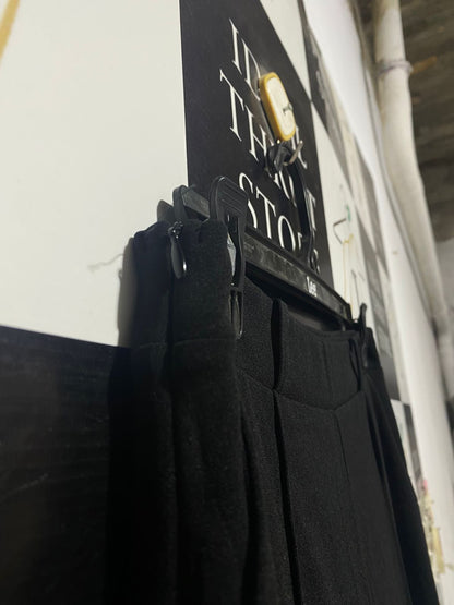 CLASSIC BLACK TAILORED TROUSERS |M| WAIST 28|